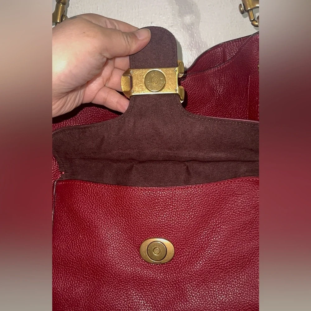 Coach soho tabby- burgundy - Picture 3 of 9